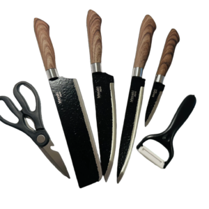 6 dalių peilių rinkinys<span> - </span>1 rinkinys